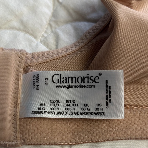 Glamorise Elegance Comfort Straps Wonderwire Bra - Picture 3 of 6